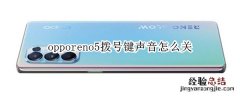 opporeno5拨号键声音怎么关