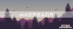 ebid文件怎么打开