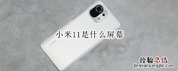 小米11是什么屏幕