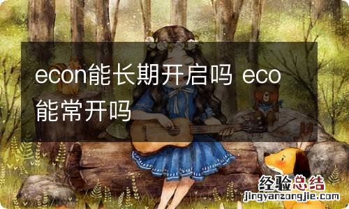 econ能长期开启吗 eco能常开吗