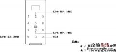 亚太天能指纹锁的按键有什么作用