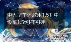 中大型车还敢用1.5T 中级车1.5t够不够用