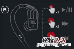 JBL Endurance Jump耳机怎么控制音乐播放