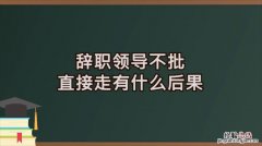 辞职怎么跟领导说比较好