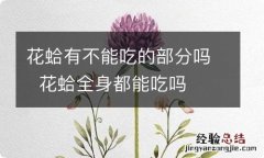 花蛤有不能吃的部分吗花蛤全身都能吃吗