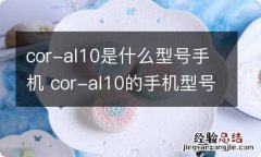 cor-al10是什么型号手机 cor-al10的手机型号是什么