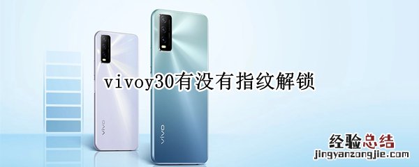 vivoy30有没有指纹解锁