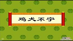 前面一个人后面一个鸡是什么成语