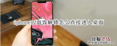 iphone12面容解锁怎么直接进入桌面