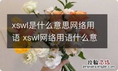 xswl是什么意思网络用语 xswl网络用语什么意思