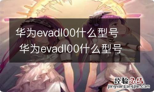 华为evadl00什么型号华为evadl00什么型号手机