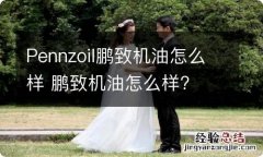 Pennzoil鹏致机油怎么样 鹏致机油怎么样?