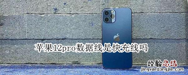苹果12pro数据线是快充线吗