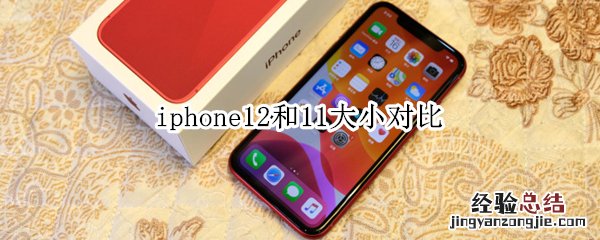 iphone12和11大小对比