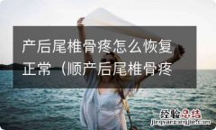 顺产后尾椎骨疼如何恢复正常 产后尾椎骨疼怎么恢复正常