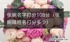 张婉晴姓名打分多少 张婉名字打分108分