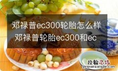 邓禄普ec300轮胎怎么样 邓禄普轮胎ec300和ec300+的价格区别