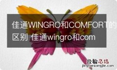 佳通WINGRO和COMFORT的区别 佳通wingro和comfort的区别哪个好