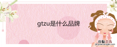 gtzu是什么品牌