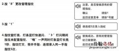 必达i8指纹锁怎么修改管理指纹