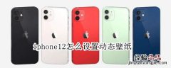 iphone12怎么设置动态壁纸