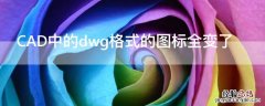 CAD中的dwg格式的图标全变了