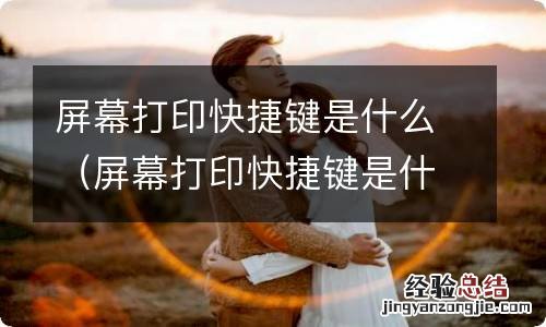 屏幕打印快捷键是什么意思 屏幕打印快捷键是什么