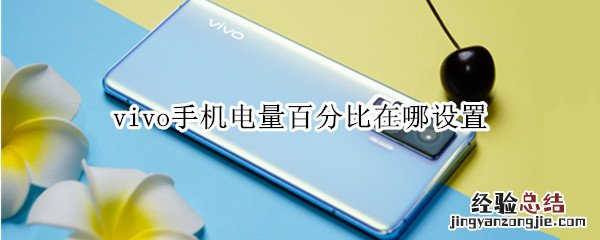 vivo手机电量百分比在哪设置