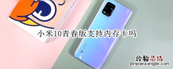 小米10青春版支持内存卡吗