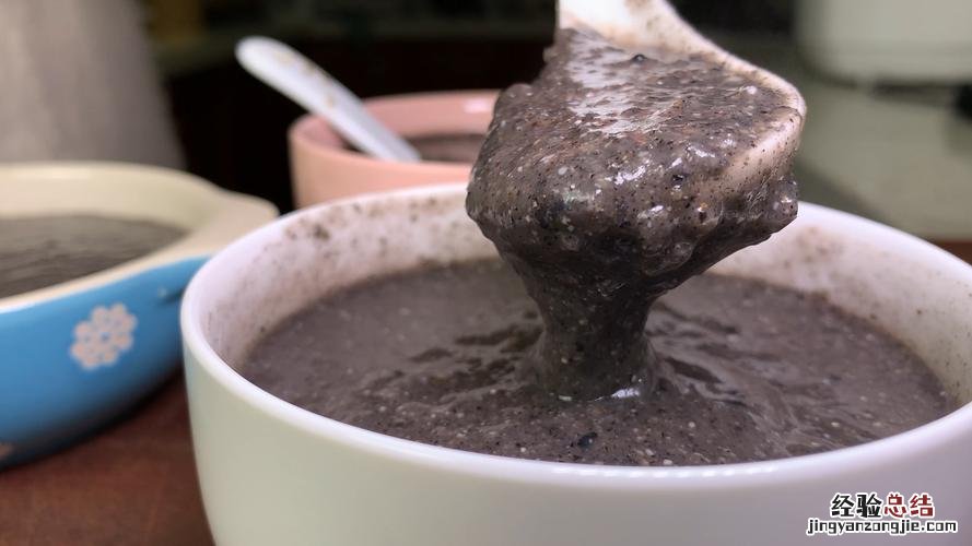 黑芝麻糊怎么做