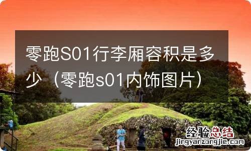 零跑s01内饰图片 零跑S01行李厢容积是多少