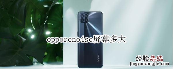 opporeno4se屏幕多大