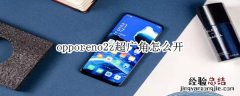 opporeno2z超广角怎么开