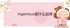 ingenious是什么品牌