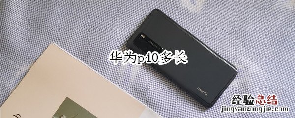 华为p40多长