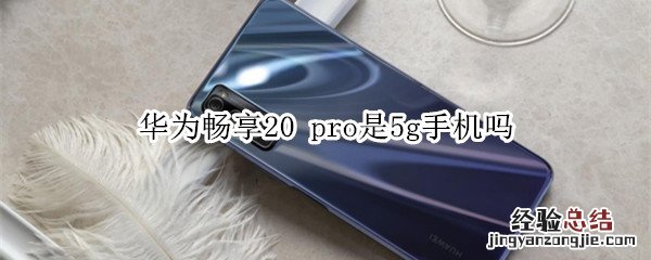 华为畅享20 pro是5g手机吗