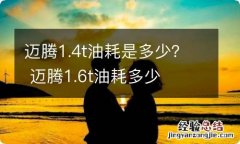 迈腾1.4t油耗是多少？ 迈腾1.6t油耗多少