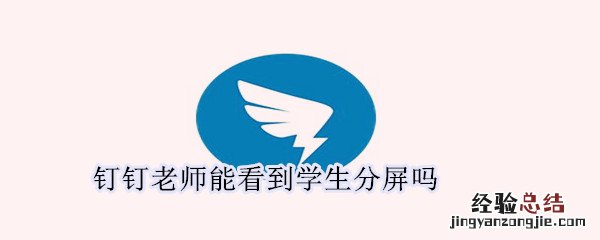 钉钉老师能看到学生分屏吗