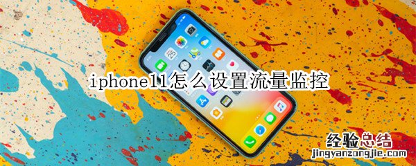 iphone11怎么设置流量监控