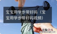 宝宝用学步带好吗视频 宝宝用学步带好吗