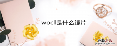 wocll是什么镜片