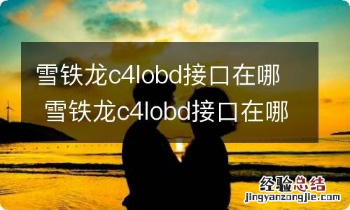 雪铁龙c4lobd接口在哪 雪铁龙c4lobd接口在哪里