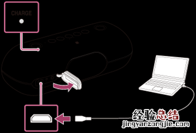 索尼SRS-XB20怎么连接电源充电