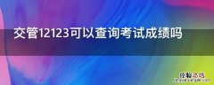 交管12123可以查询考试成绩吗