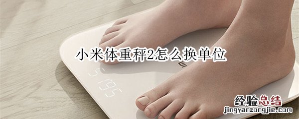 小米体重秤2怎么换单位