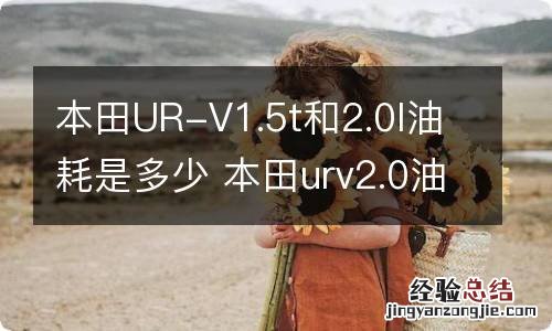 本田UR-V1.5t和2.0l油耗是多少 本田urv2.0油耗怎么样