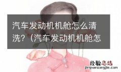 汽车发动机机舱怎样清洗 汽车发动机机舱怎么清洗?