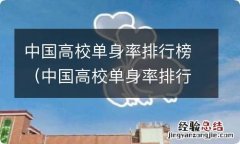 中国高校单身率排行榜出炉富阳农村房子什么办证 中国高校单身率排行榜