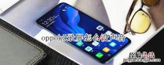 oppok5录屏怎么没声音