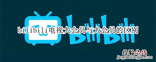 bilibili电视大会员与大会员的区别